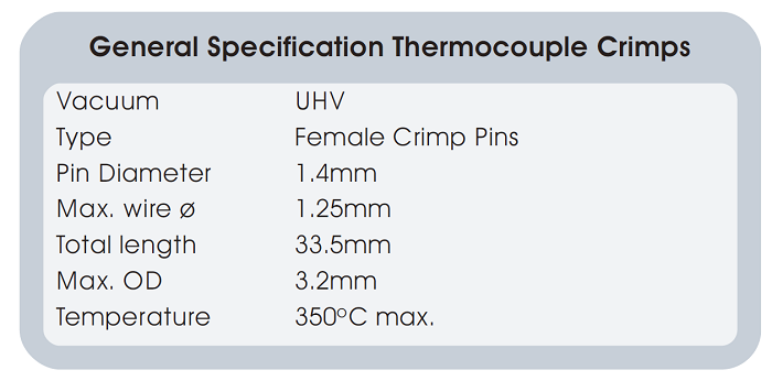 allectra熱偶饋通真空端插針的技術參數(shù) allectra熱偶饋通真空端插針的技術參數(shù)