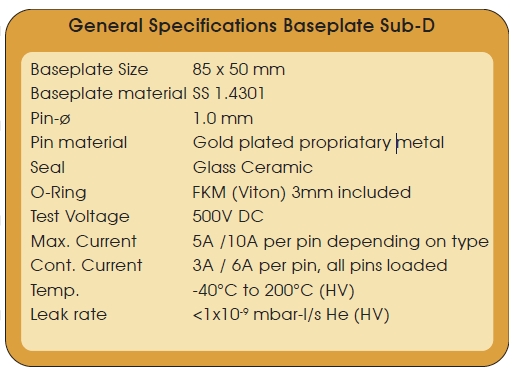 O圈密封sub真空電極參數(shù)