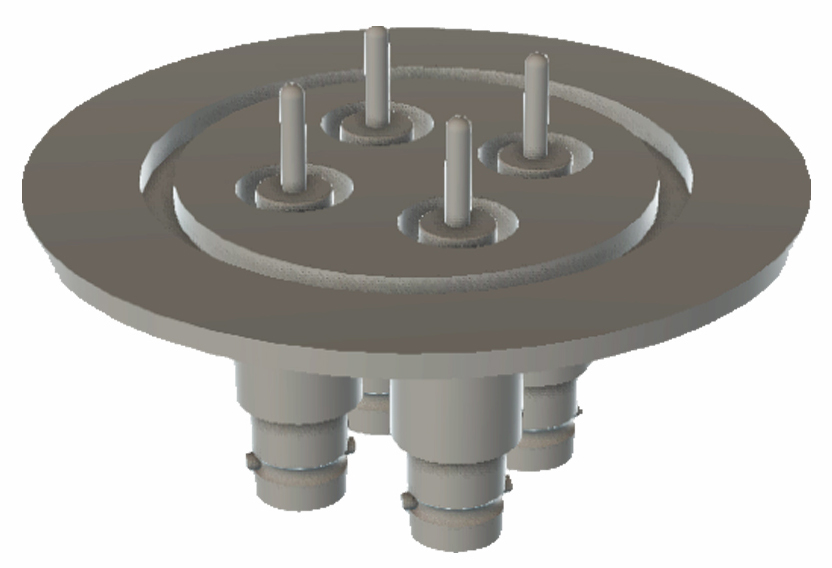 Allectra同軸型真空饋通-241-BNC-K40-4