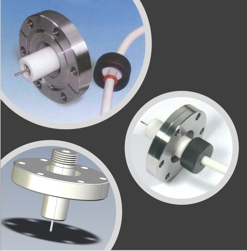 40KV高壓功率真空饋通實(shí)物圖&安裝方式